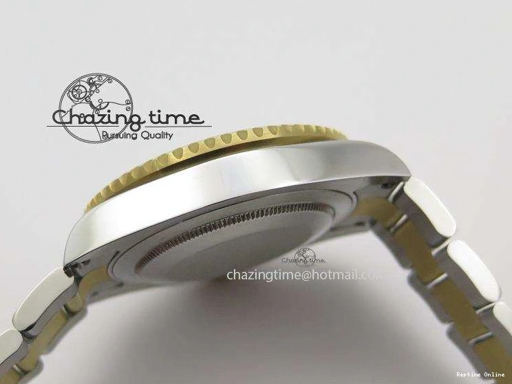 0301 Submariner 116613 LN Noob 1:1 Best Edition YG Wrapped Bezel Black Dial On SS YG Bracelet A Neat 3961